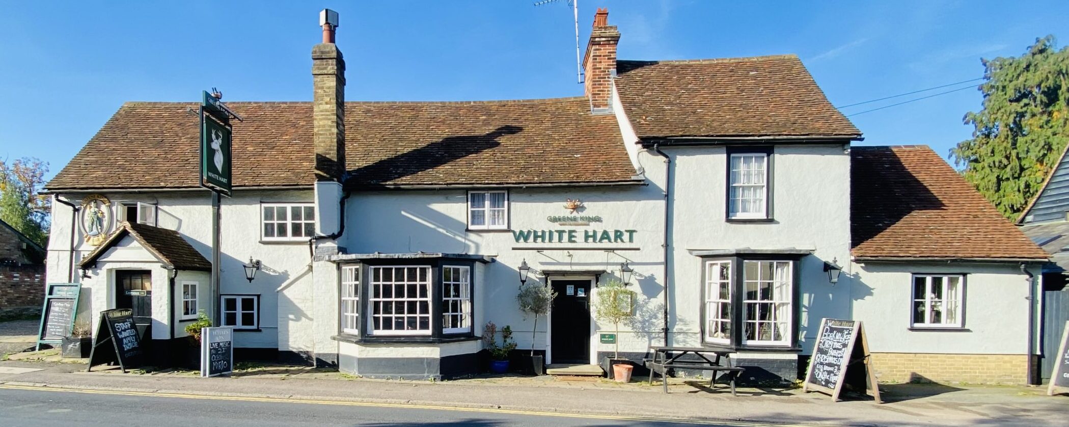 The White Hart at Roydon, Essex for Great Pub Food